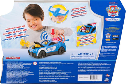 Paw Patrol: Search & Rescue, Chase Launch “N’ Rescue Cruiser with Figure and 2 Projectiles, Lights, Sounds, and Hidden Launcher, Kids Toys for Boys and Girls Ages 3 and up