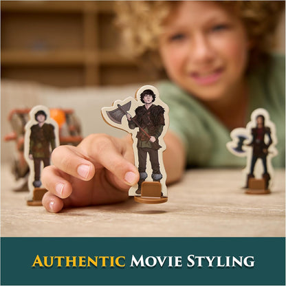 DreamWorks Dragons, Drachenzähmen leicht gemacht - Trial of Flame, Drachenkampf Spielset Ohnezahn, Spielset mit Drachen-Actionfigur, Wikingerfiguren und Kanone, für Kinder ab 4 Jahren