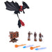 DreamWorks Dragons, Drachenzähmen leicht gemacht - Trial of Flame, Drachenkampf Spielset Ohnezahn, Spielset mit Drachen-Actionfigur, Wikingerfiguren und Kanone, für Kinder ab 4 Jahren