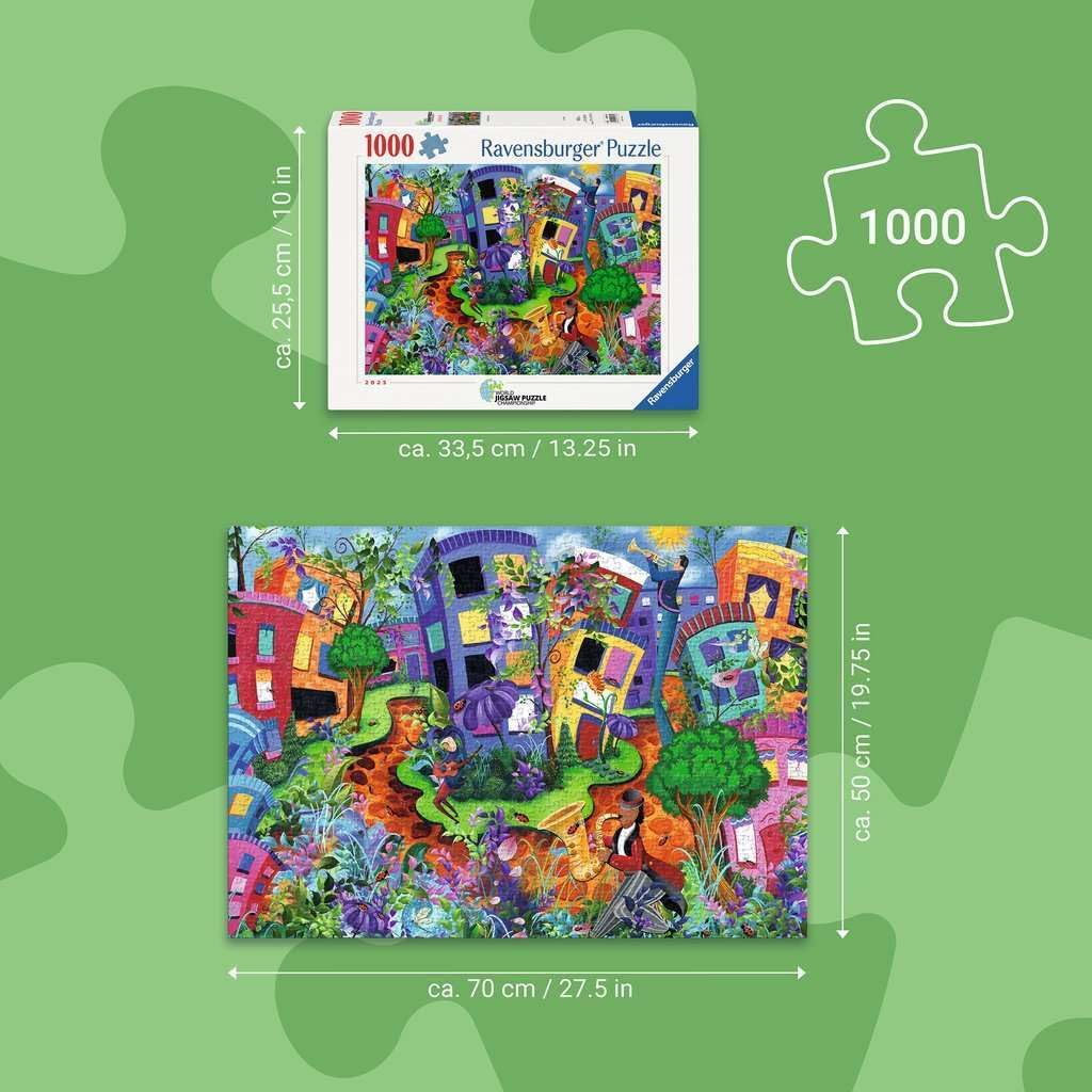 Erwachsenenpuzzle 1000 Teile - Marienkäferweg