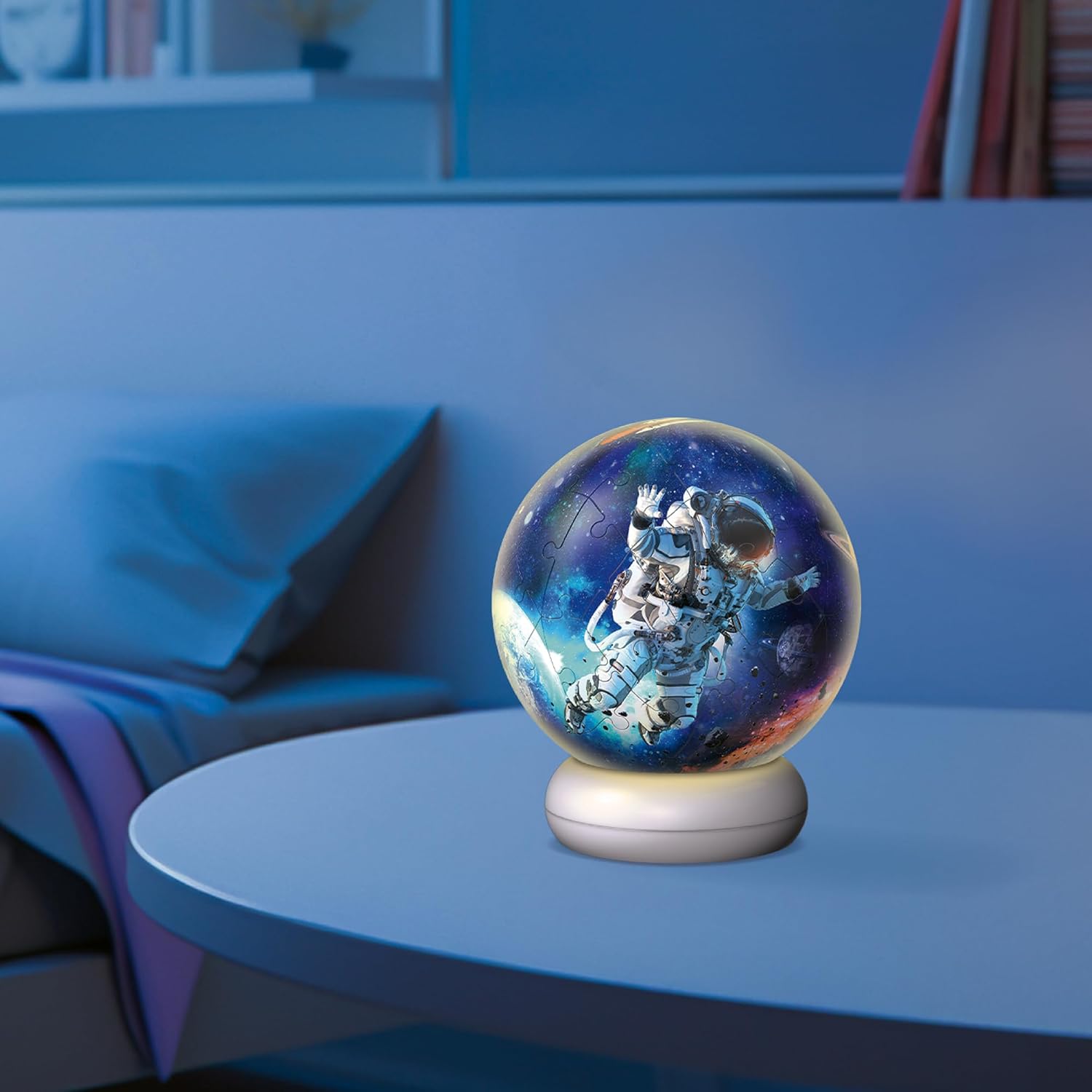 Ravensburger - 3D Puzzle NightLight Astronauts in Space