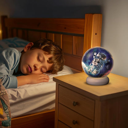 Ravensburger - 3D Puzzle NightLight Astronauts in Space