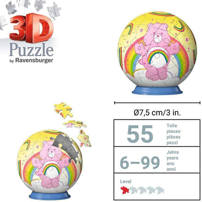 Ravensburger - Ravensburger 3D Puzzel Care Bears Cheer Bear - 54st.