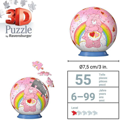 Ravensburger - Ravensburger 3D Puzzel Care Bears Love-a-Lot Bear - 54st.
