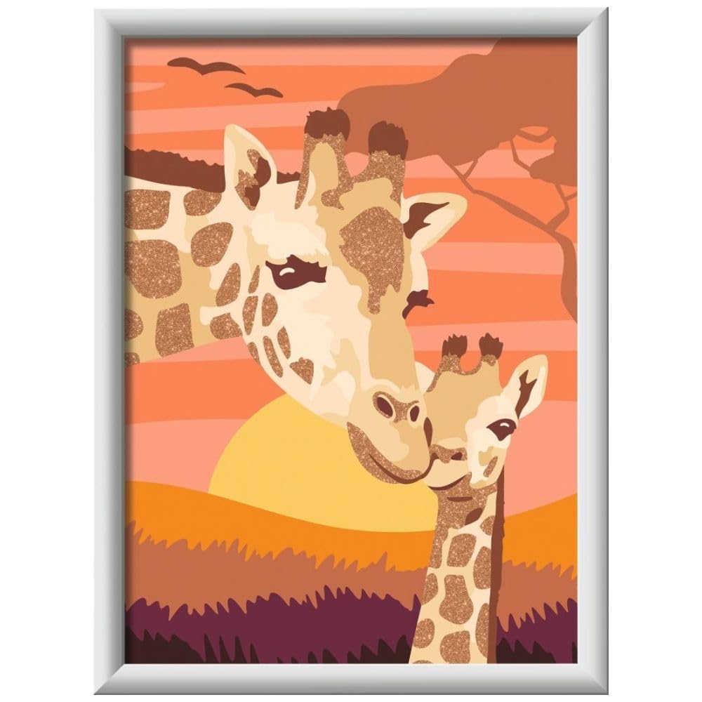 Ravensburger - Ravensburger CreArt Schilderen op Nummer - Giraffen