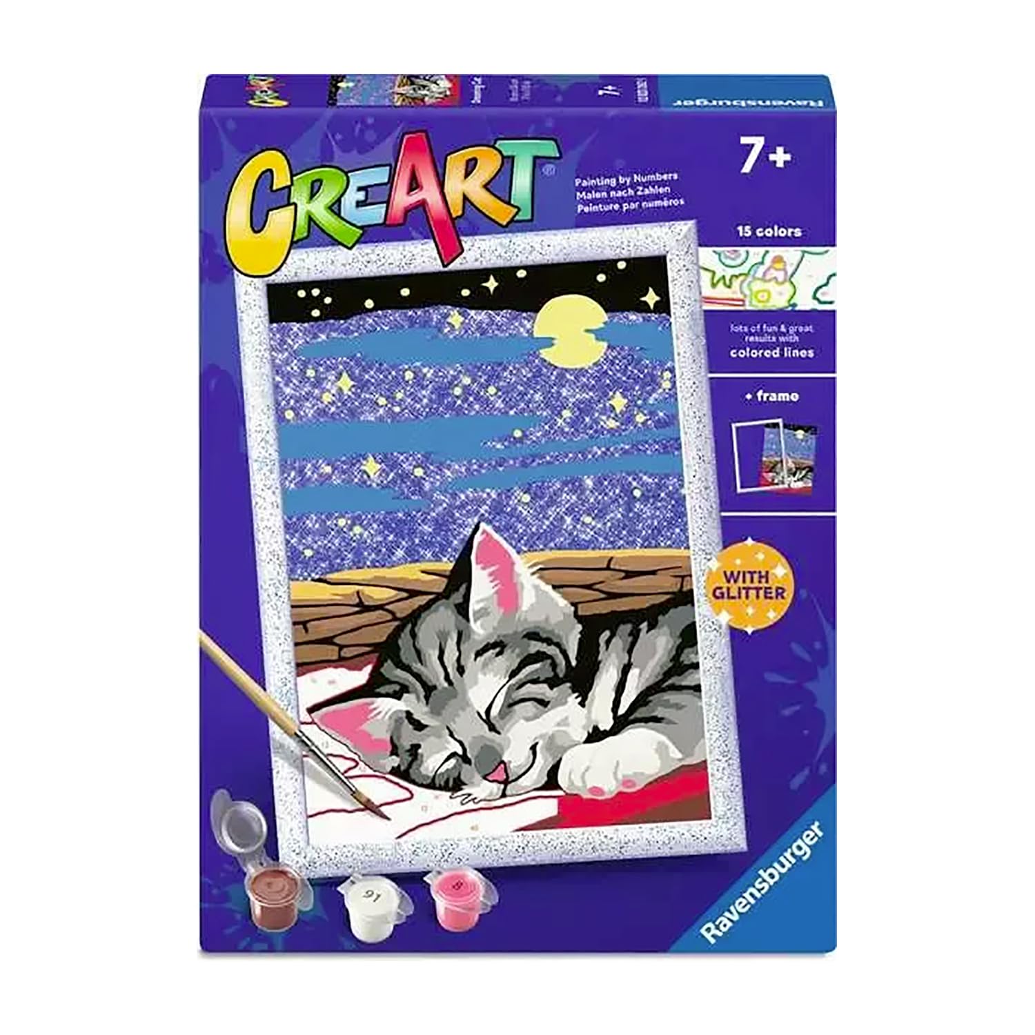 Ravensburger - Ravensburger CreArt Schilderen op Nummer - Dromende Katten
