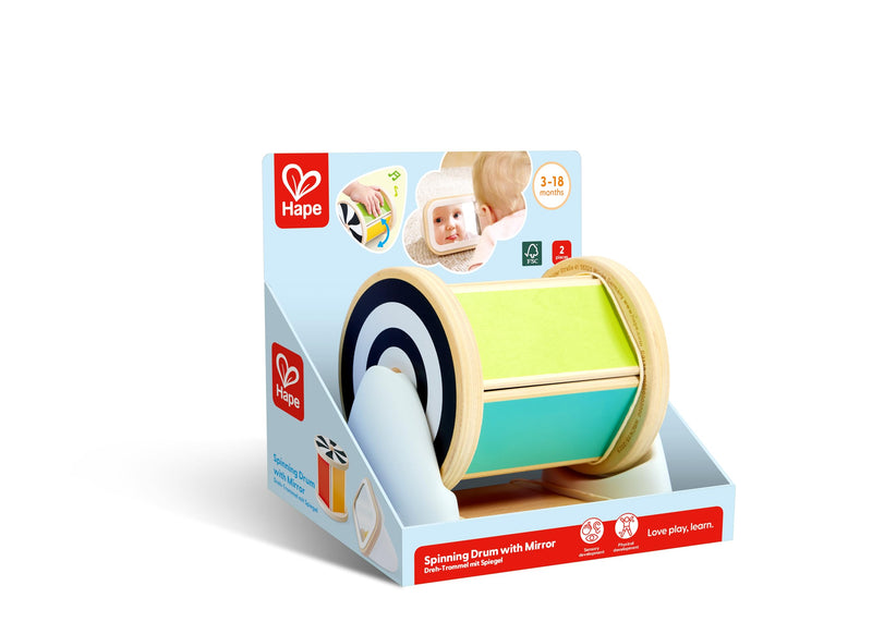 Hape - Spinning Drum With Mirror (87-0139)