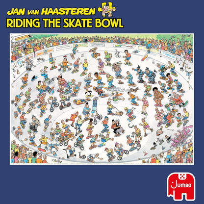 Jumbo - Jan van Haasteren Legpuzzel - Skateboarden In De Bowl - 1000st.