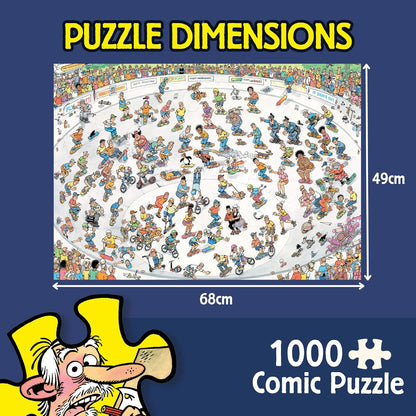 Jumbo - Jan van Haasteren Legpuzzel - Skateboarden In De Bowl - 1000st.