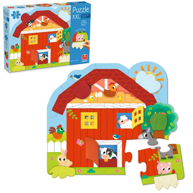 Jumbo - Jumbo Goula Puzzel XXL Surprise Farm - 12st.