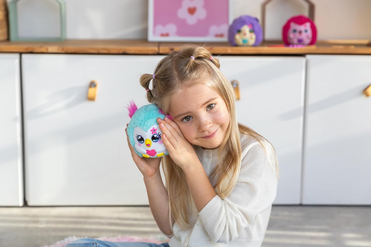 Jumbo - Jumbo Funtasy Family Kiss-Meez Uil - Interactieve Knuffel