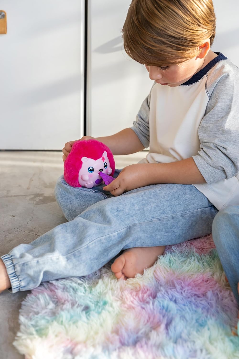 Jumbo - Jumbo Funtasy Family Kiss-Meez Egel - Interactieve Knuffel