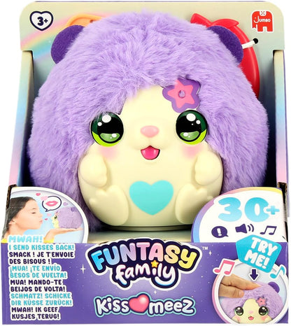 Jumbo - Jumbo Funtasy Family Kiss-Meez Hamster - Interactieve Knuffel
