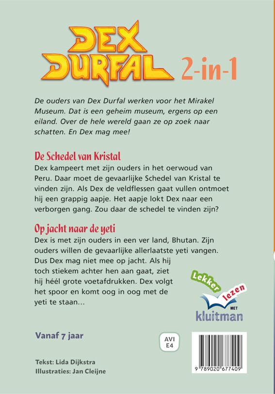 Dex Durfal: De schedel van kristal & Op jacht naar de yeti