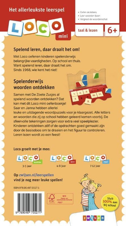Centraal Boekhuis - Loco Mini De Zoete Zusjes spelen met woorden | 6-8 jaar