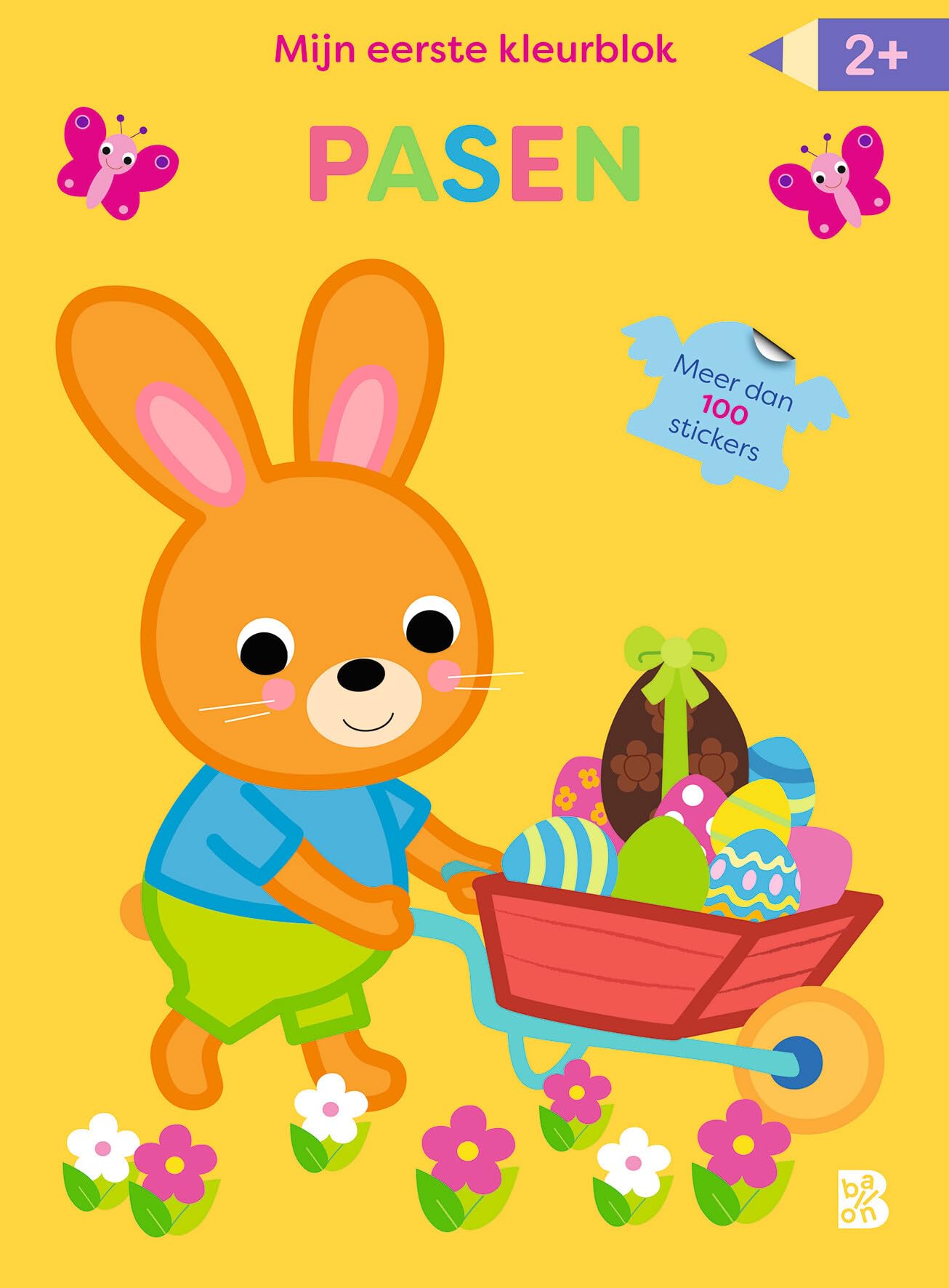 Kleurblok met Stickers: Pasen