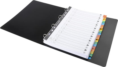 Exacompta - Ref 1111E - Mylar Printed Indices - For Use WithA4 Documents, Pre-Punched, 160gsm White Card with Reinforced Plastic Tabs, FSC-Certified - 20-Part Dividers (A-Z