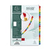 Exacompta - Ref 1111E - Mylar Printed Indices - For Use WithA4 Documents, Pre-Punched, 160gsm White Card with Reinforced Plastic Tabs, FSC-Certified - 20-Part Dividers (A-Z