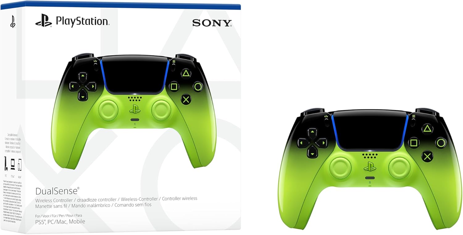 Sony Official PlayStation 5 - DualSense Wireless Controller - Remix Green (PS5