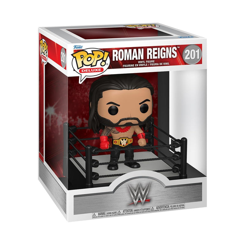 Funko POP! Deluxe: WWE - Roman Reigns in Ring - Collectable Vinyl Figure - Gift Idea - Official Merchandise - Toys For Kids & Adults - Model Figure for Collectors and Display