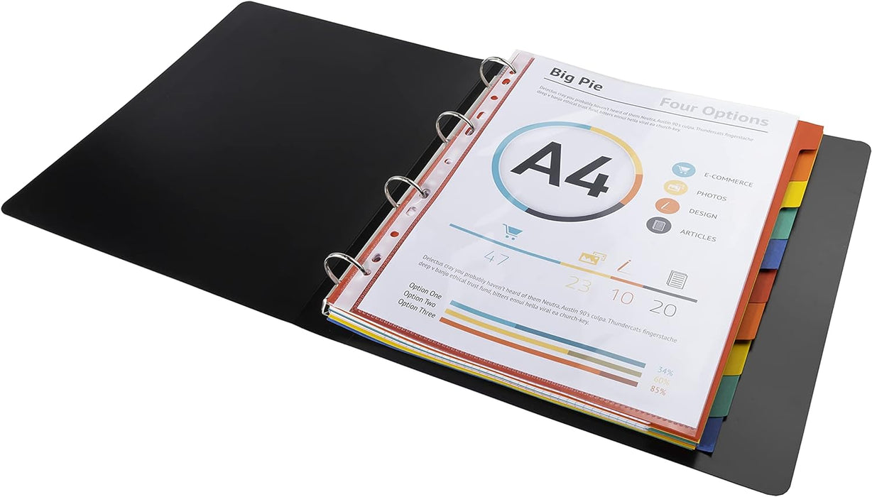 Exacompta - Ref 2110E - Forever Collection - 100% Recycled Dividers - Suitable for A4+ Documents, 220gsm 100% Recycled Card, 10 Position - Multicoloured (Pack of 2