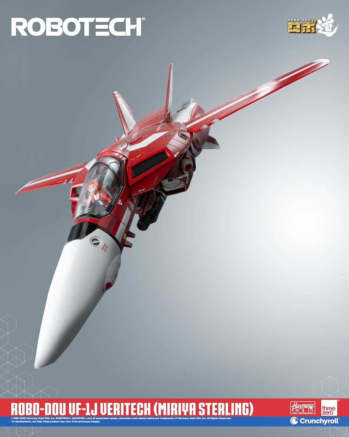 Robotech Action Figure Robo-Dou Vf-1J Veritech (Miriya Sterling) 20 Cm
