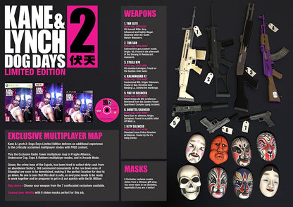 Kane and Lynch 2: Dog Days - Limited Edition (PC DVD