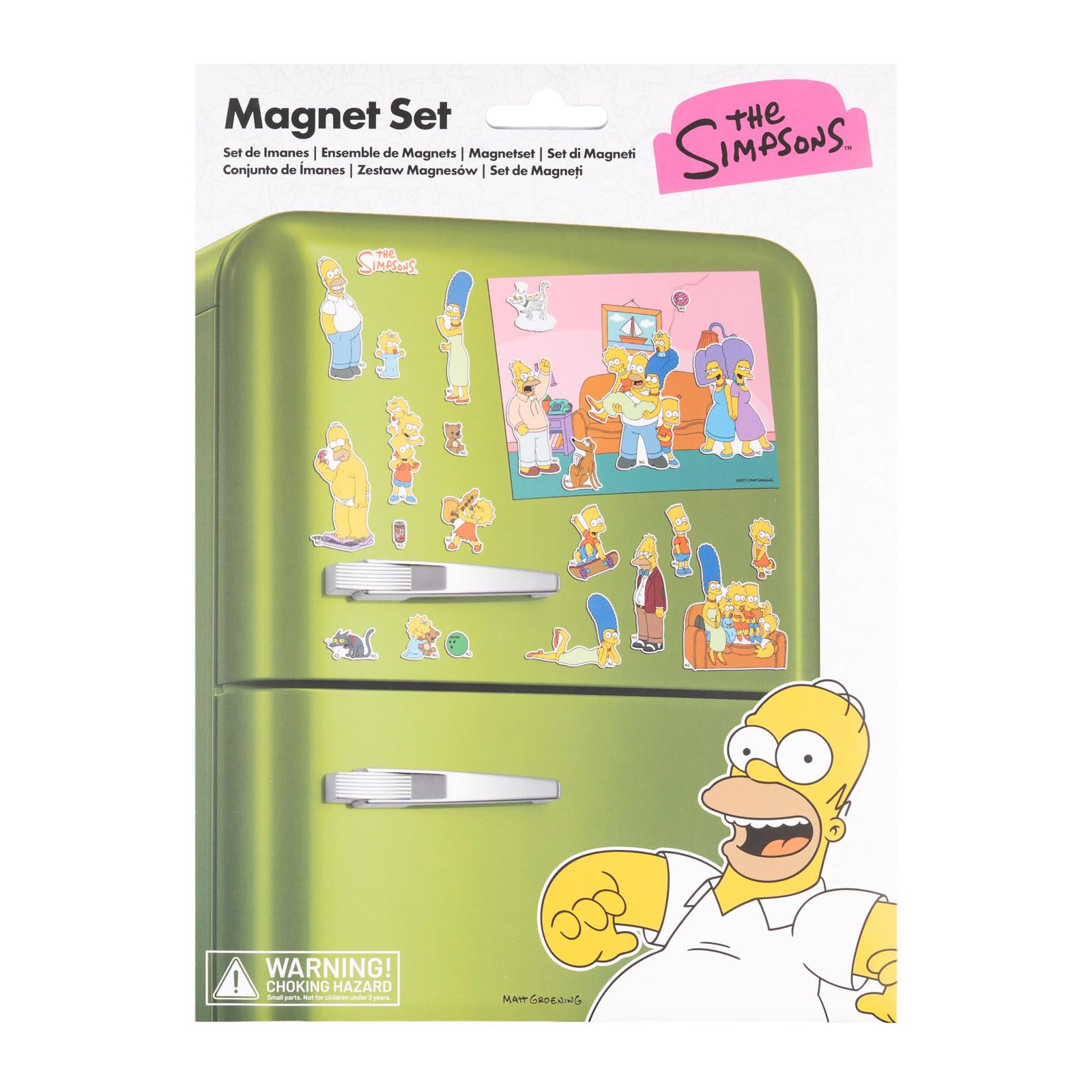 Simpsons (The): Erik - Famiglia (Set Di Calamite Fustellate)