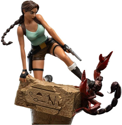 Weta Workshop Tomb Raider - Mini statuetta di Lara Croft, le rovine dell'Apocalisse, 21 cm