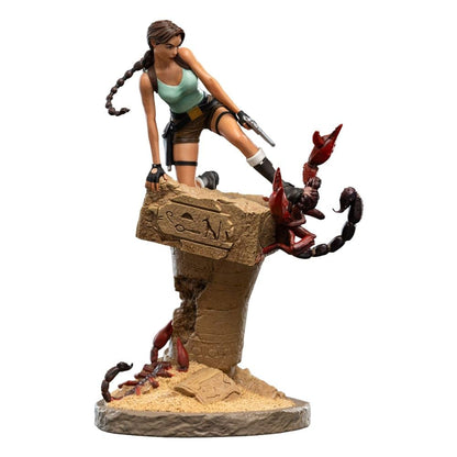 Weta Workshop Tomb Raider - Mini statuetta di Lara Croft, le rovine dell'Apocalisse, 21 cm