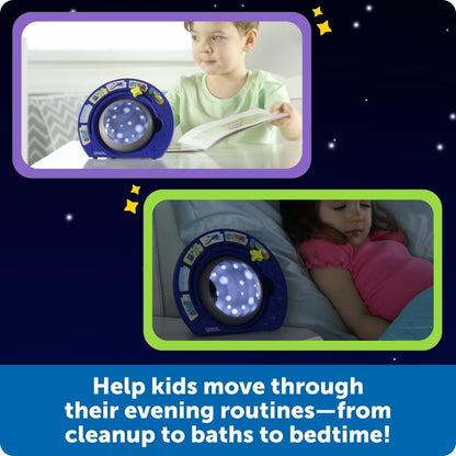 Learning Resources Bedtime Routines Visual Timer for Kids, Childrens Night Light, Count Down Clock, Customised Bedtime Clock, Ages 3+