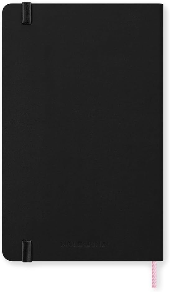 Moleskine x BLACKPINK Ruled Notebook Album Square Two, Hardcover and Elastic Closure, With PINK Bookmark, Large Size 13 x 21 cm