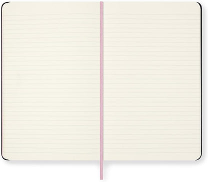 Moleskine x BLACKPINK Ruled Notebook Album Square Two, Hardcover and Elastic Closure, With PINK Bookmark, Large Size 13 x 21 cm