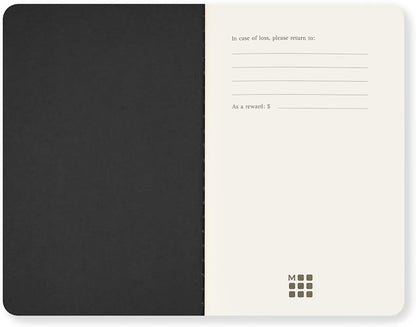 Moleskine x BLACKPINK Set of 4 Cahier Journal Album Square Two, Notebooks with Blank Pages, Flexible Cardboard Covers and 16 Detachable Sheets, Pocket Size 9 x 14 cm