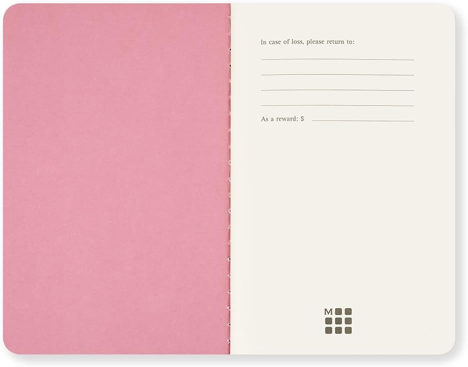 Moleskine x BLACKPINK Set of 4 Cahier Journal Album Square Two, Notebooks with Blank Pages, Flexible Cardboard Covers and 16 Detachable Sheets, Pocket Size 9 x 14 cm