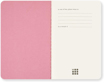 Moleskine x BLACKPINK Set of 4 Cahier Journal Album Square Two, Notebooks with Blank Pages, Flexible Cardboard Covers and 16 Detachable Sheets, Pocket Size 9 x 14 cm
