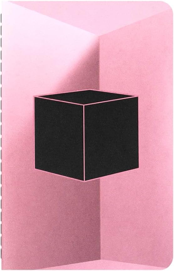 Moleskine x BLACKPINK Set of 4 Cahier Journal Album Square Two, Notebooks with Blank Pages, Flexible Cardboard Covers and 16 Detachable Sheets, Pocket Size 9 x 14 cm