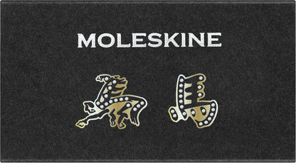 Moleskine Year of the Horse Pin – Black Pin Set with Gold Finish for Notebooks and Planners, Decorative Accessories and Gift Idea