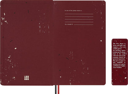 Moleskine Ruled Notebook Year of the Horse – Hard Cover, Elastic Closure and Matching Bookmark, Large Size 13 x 21 cm