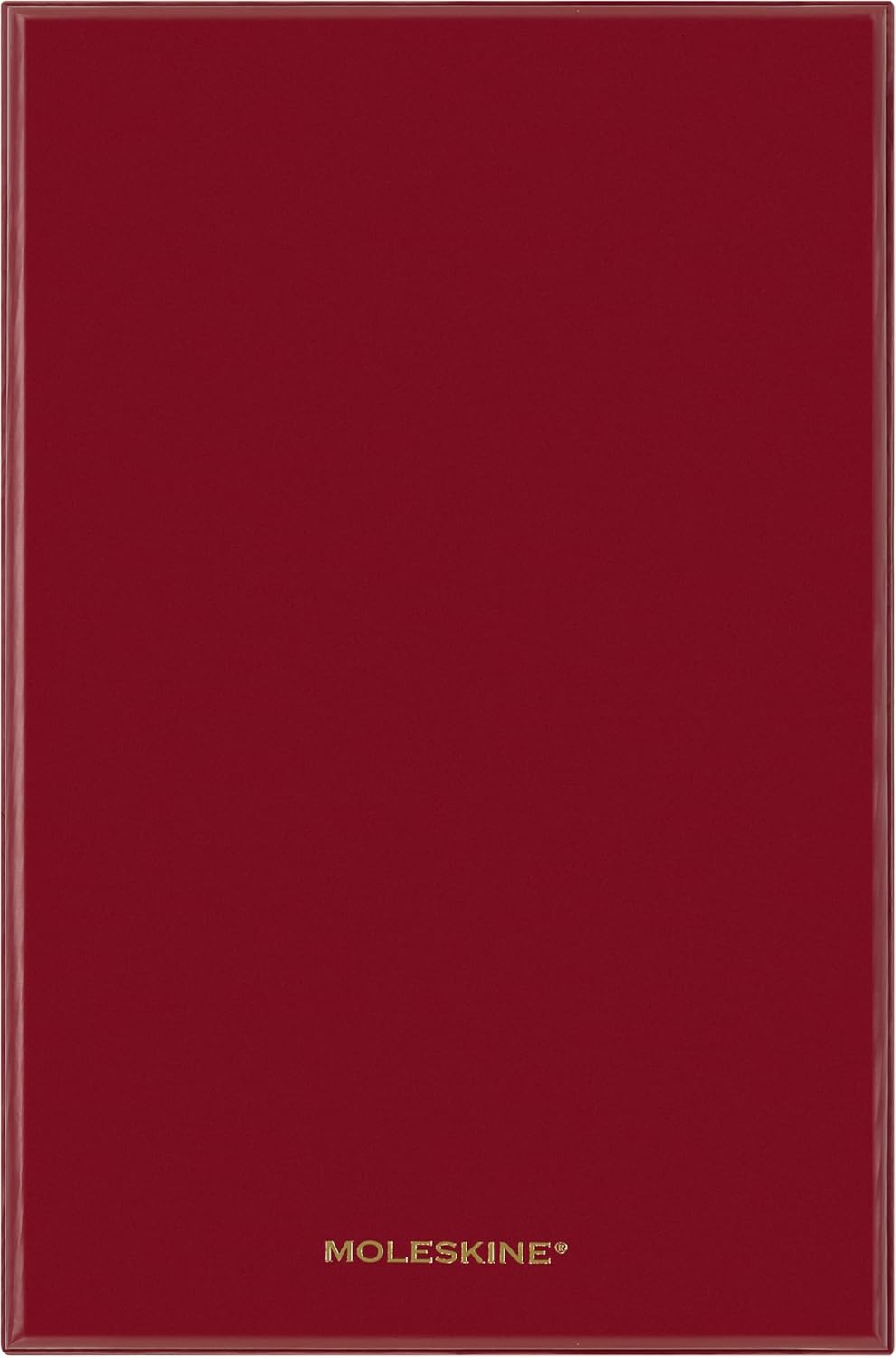 Moleskine Ruled Notebook Year of the Horse – Hard Cover Certified VEGEA® in Red, Large Size 13 x 21 cm, with Reusable Gift Box