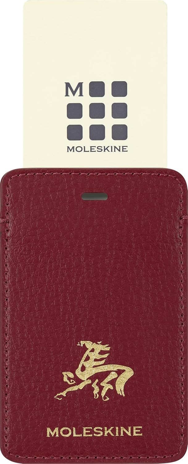 Moleskine Limited Edition Year of the Horse 2026 Luggage Tag, Autumn Red