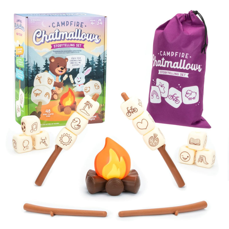 Learning Resources Vertelset Kampvuur Chatmallows – Verhalen Vertellen & Rollenspel Speelgoed voor Sociaal-Emotionele Vaardigheden – Leeftijd 4–7 Jaar