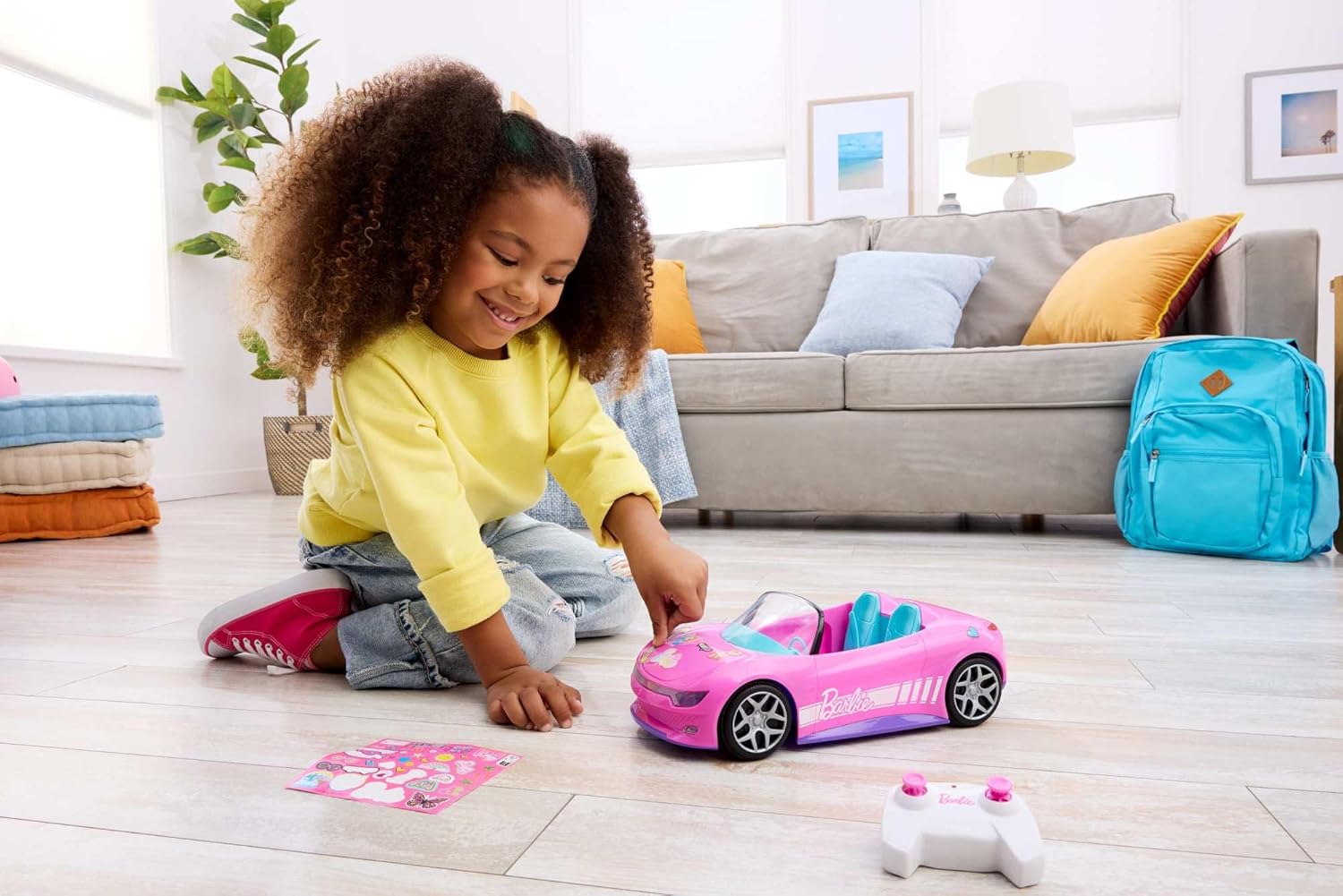 Hot Wheels Rc - Hot Wheels Rc 112 Barbie Convertible