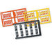 1108 H0 Barrier Fence Yellow/Orange