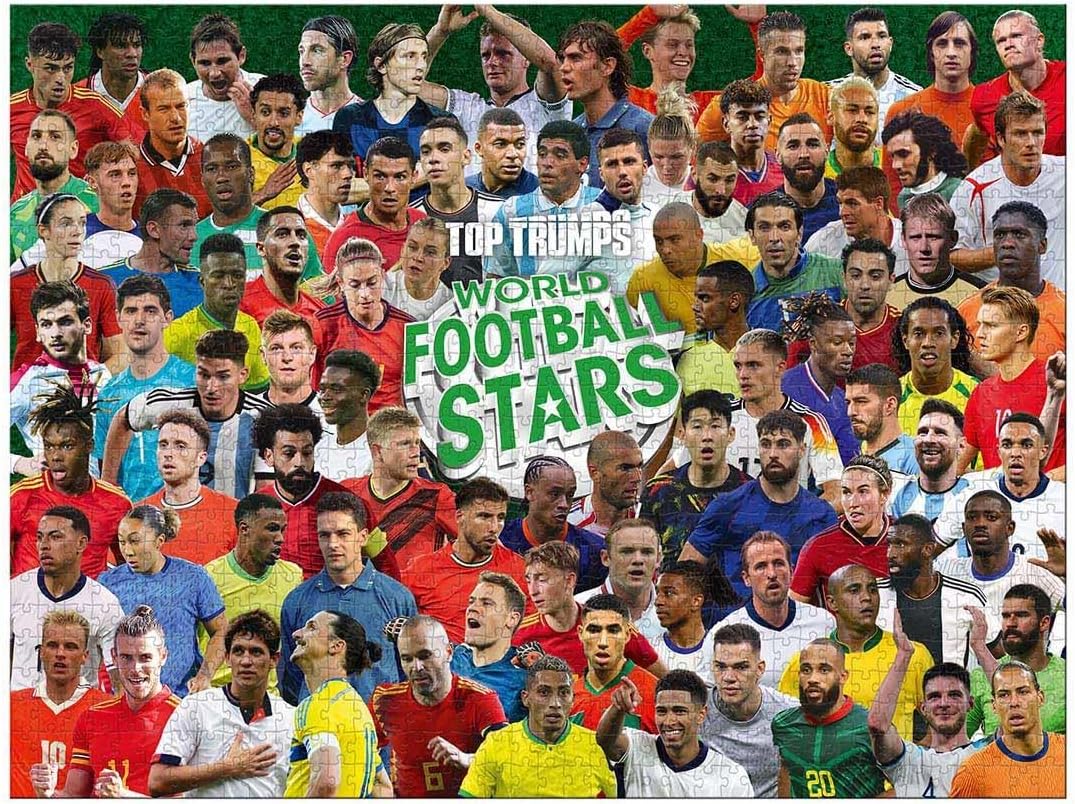 World Football Stars 1000 Piece Jigsaw Puzzle (New