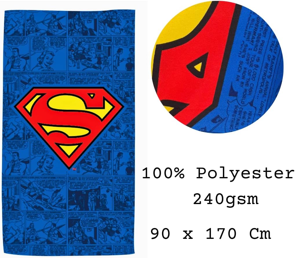Badhanddoek Superman 170x90cm