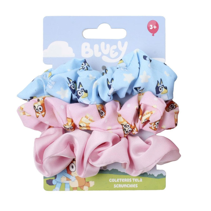 Bluey - Hair Accessories - 3 Pieces Scrunchies