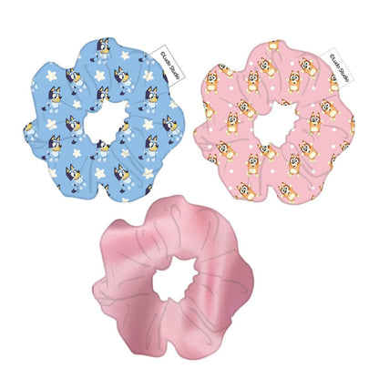 Bluey - Hair Accessories - 3 Pieces Scrunchies