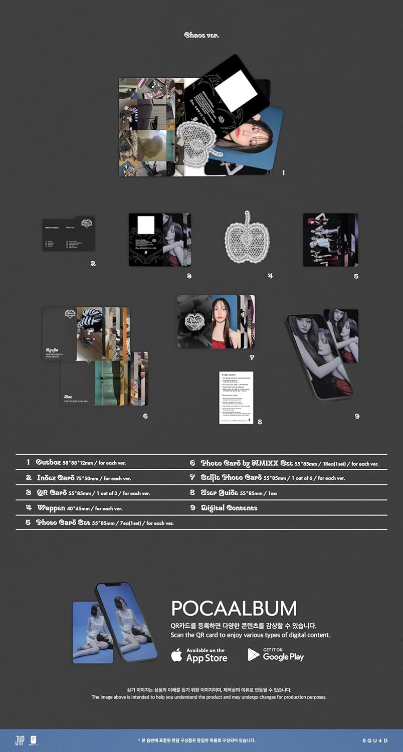 Blue Valentine - Platform Album Poca QR Card Album Version - Random Cover