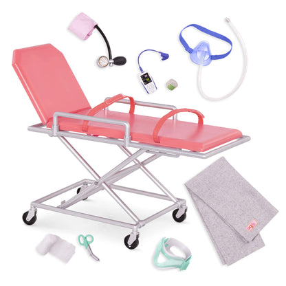 Our Generation AMBULANCE GURNEY SET